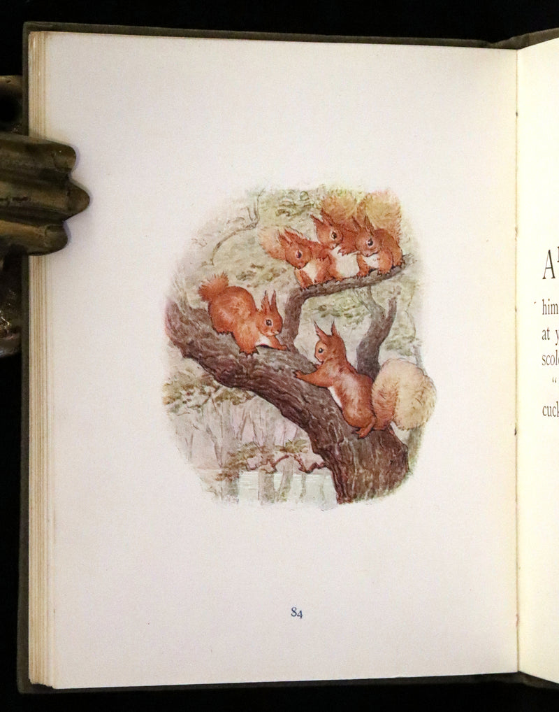 1910 Rare Book - The Tale of Squirrel Nutkin by Beatrix Potter