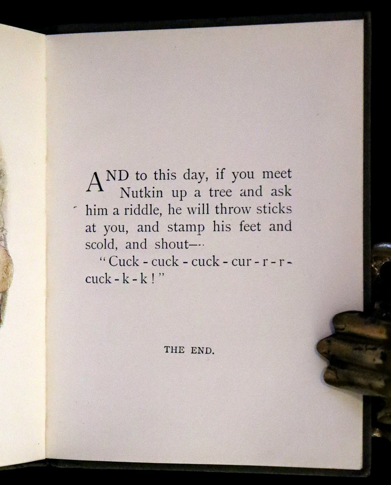 1910 Rare Book - The Tale of Squirrel Nutkin by Beatrix Potter