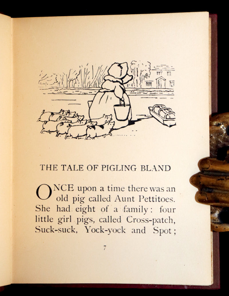 1913 Rare First Edition - The Tale of Pigling Bland by Beatrix Potter