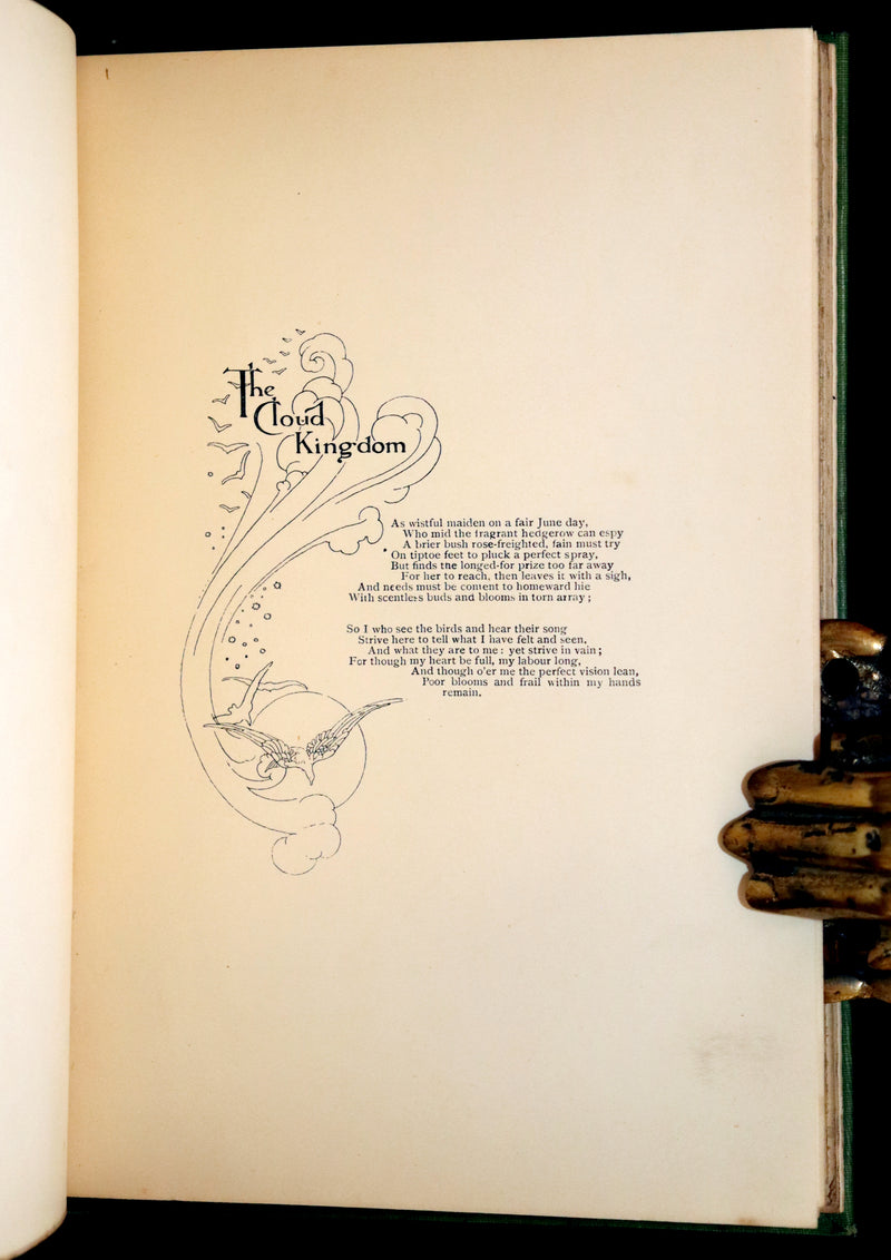 1905 Rare First Edition - The Cloud Kingdom Illustrated by Charles Robinson