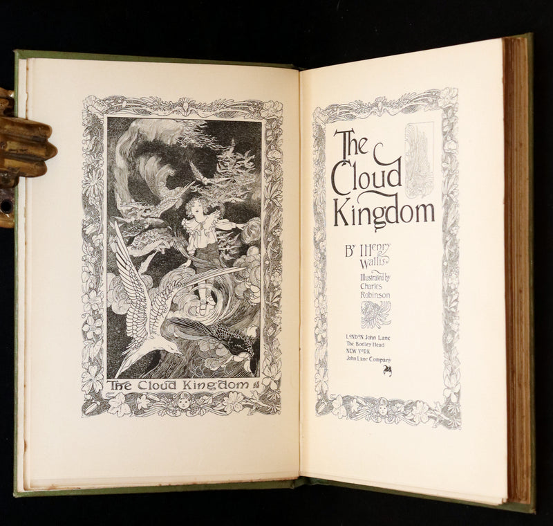 1905 Rare First Edition - The Cloud Kingdom Illustrated by Charles Robinson