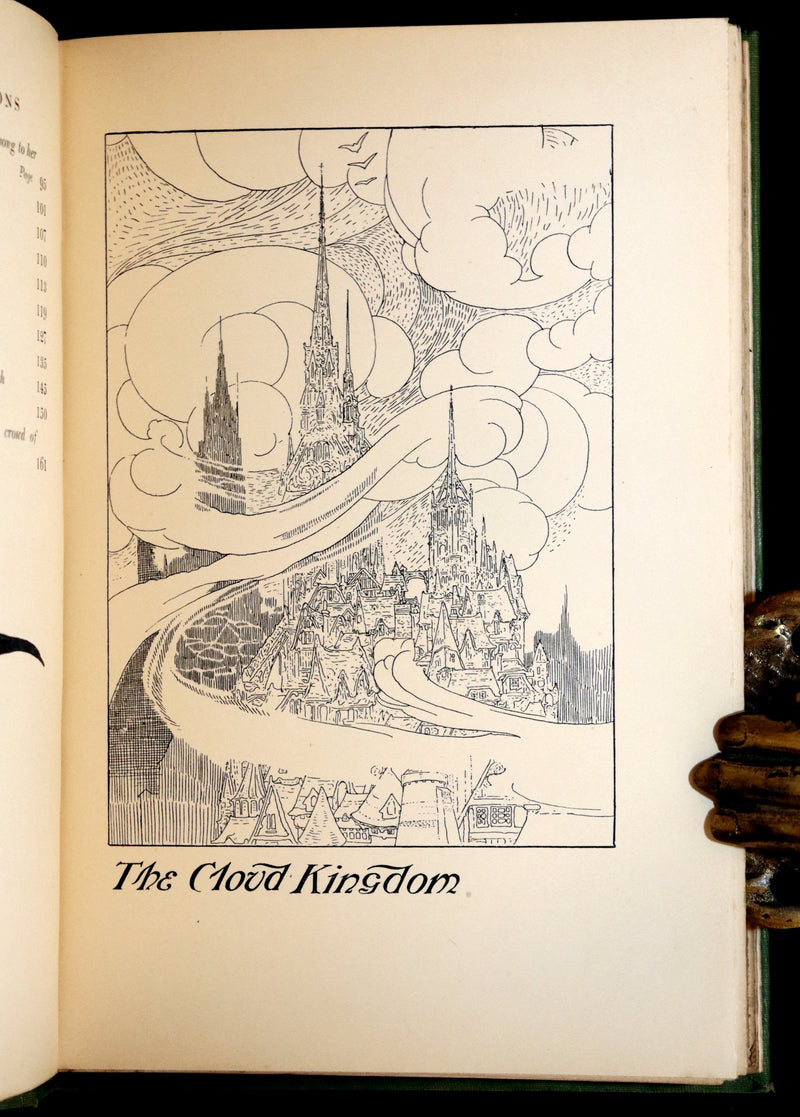 1905 Rare First Edition - The Cloud Kingdom Illustrated by Charles Robinson