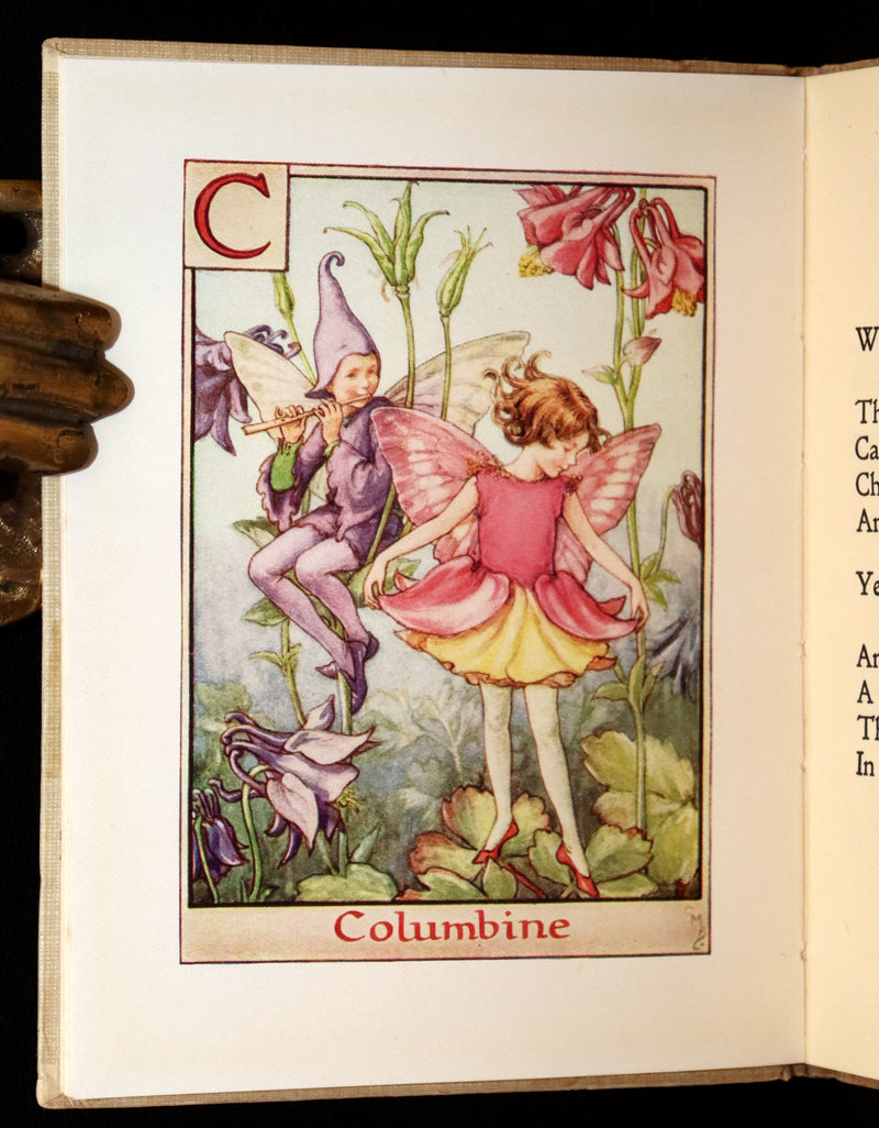 1950 Rare Book - A Flower Fairy Alphabet by Cicely Mary Barker