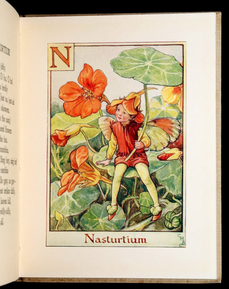1950 Rare Book - A Flower Fairy Alphabet by Cicely Mary Barker