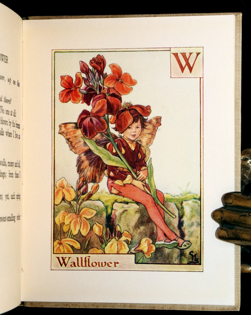 1950 Rare Book - A Flower Fairy Alphabet by Cicely Mary Barker