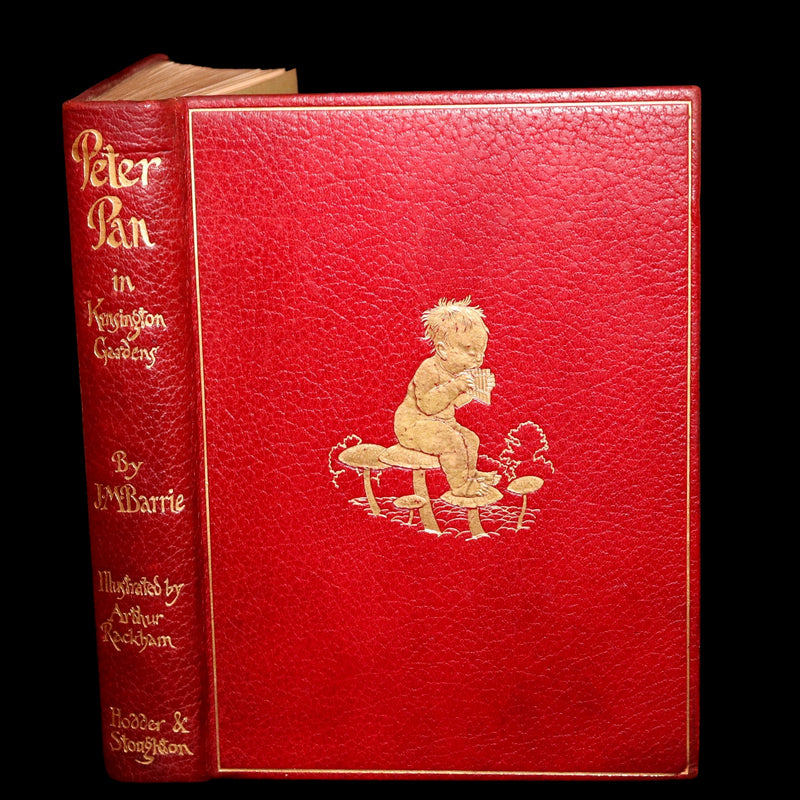 1910 First Deluxe Edition - Peter Pan in Kensington Gardens by Arthur Rackham