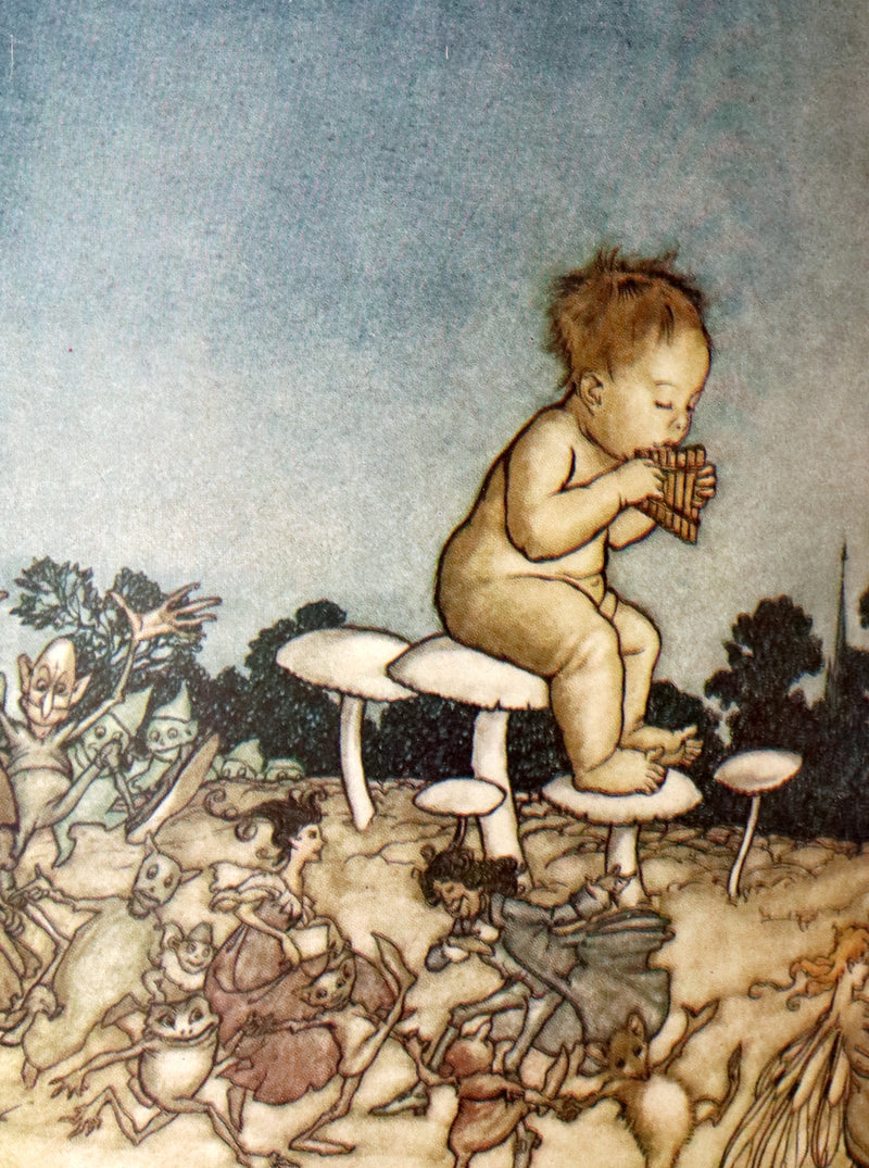 1910 First Deluxe Edition - Peter Pan in Kensington Gardens by Arthur Rackham