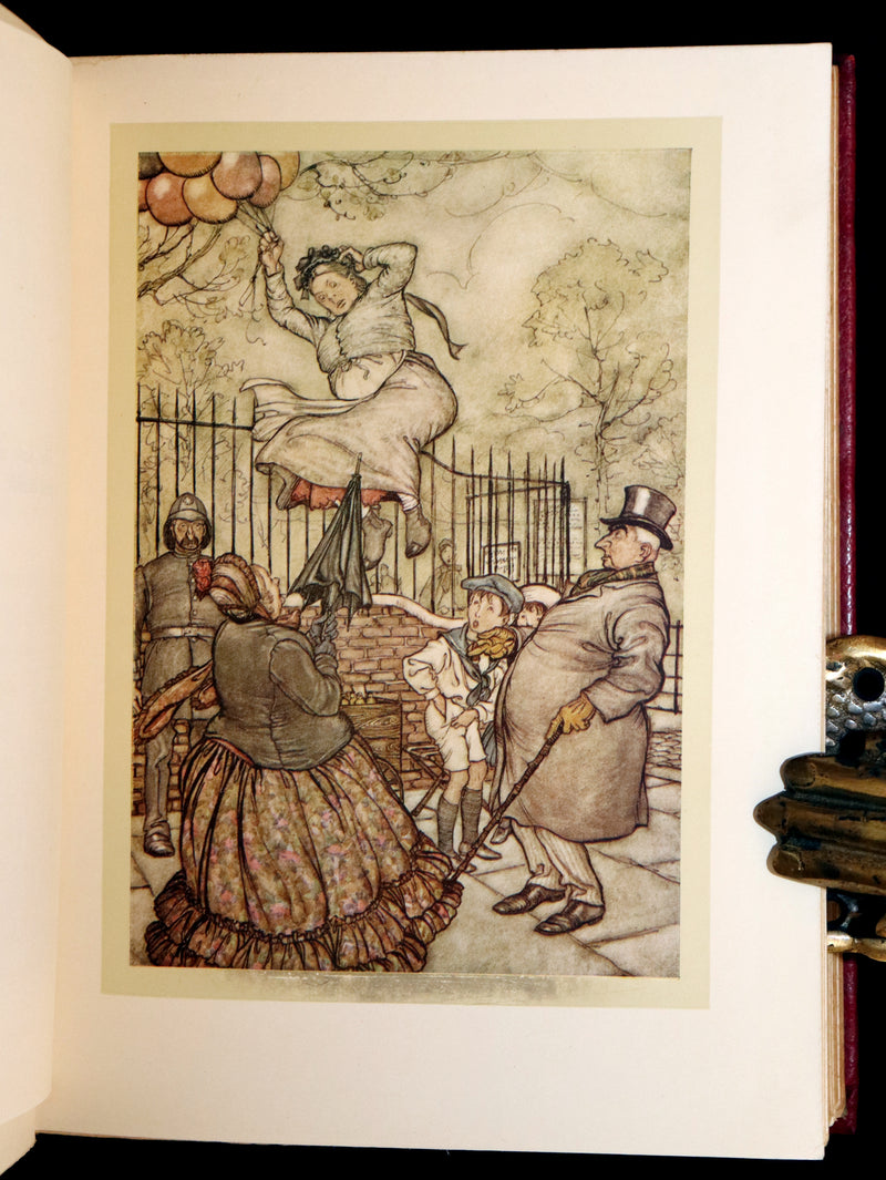 1910 First Deluxe Edition - Peter Pan in Kensington Gardens by Arthur Rackham