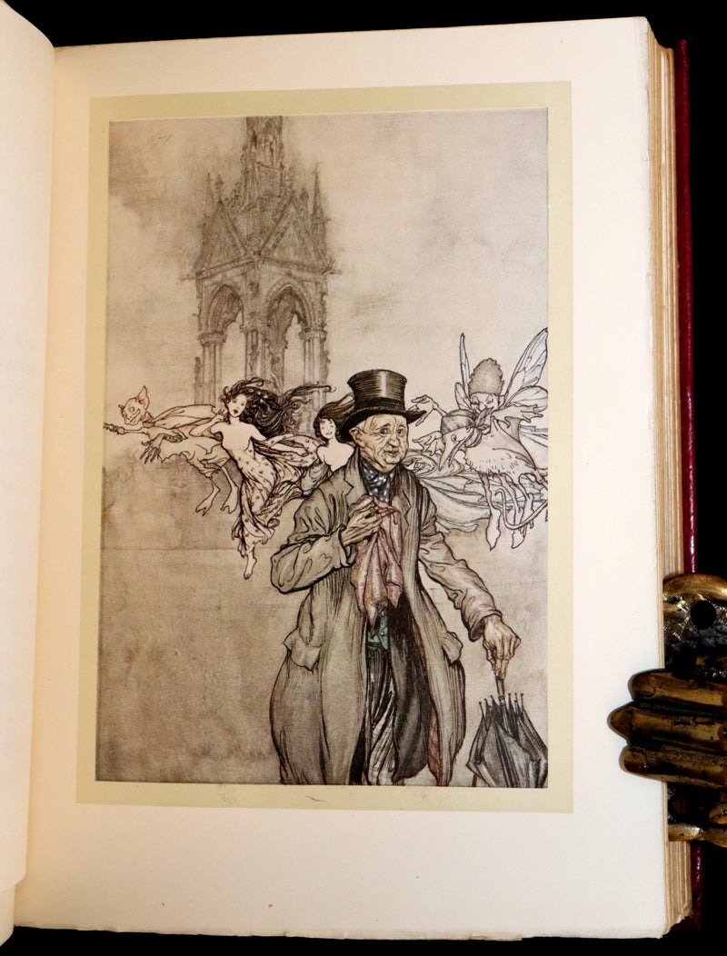 1910 First Deluxe Edition - Peter Pan in Kensington Gardens by Arthur Rackham