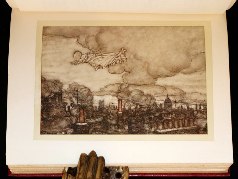 1910 First Deluxe Edition - Peter Pan in Kensington Gardens by Arthur Rackham