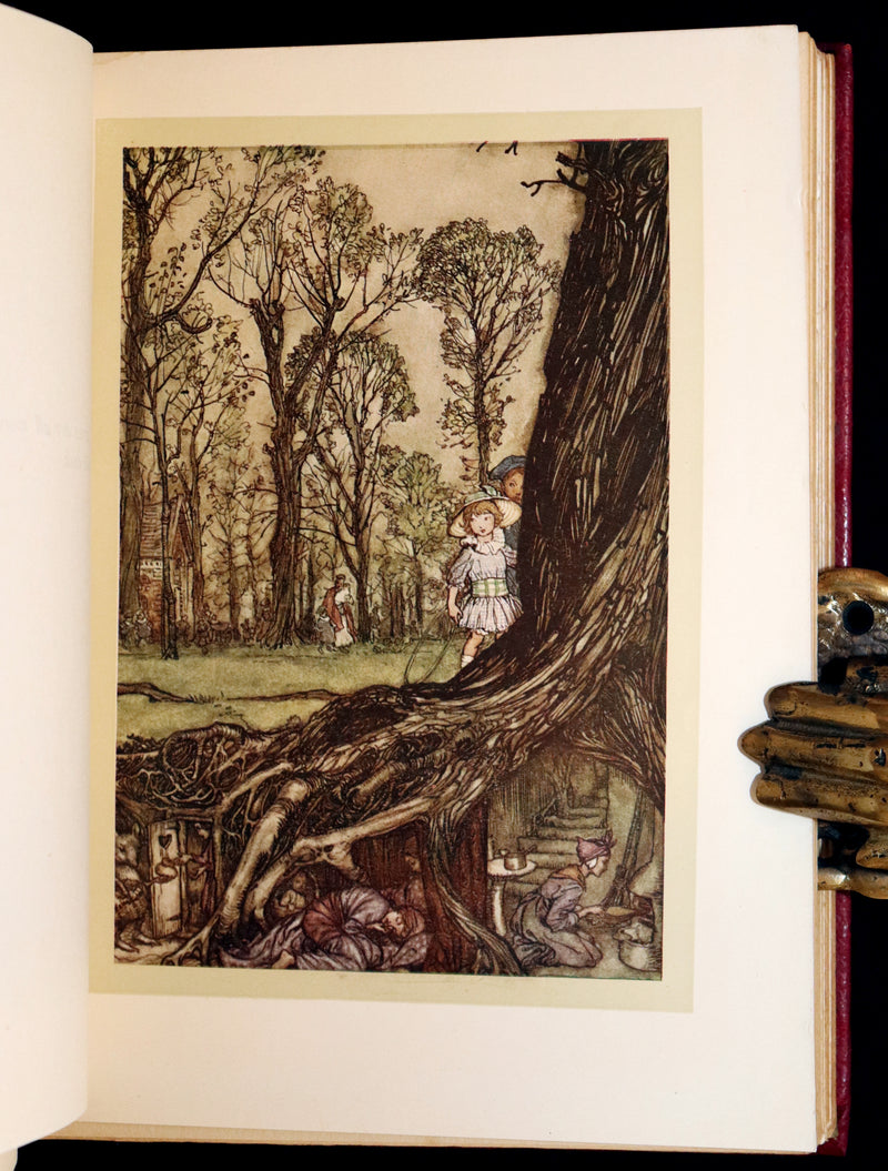 1910 First Deluxe Edition - Peter Pan in Kensington Gardens by Arthur Rackham