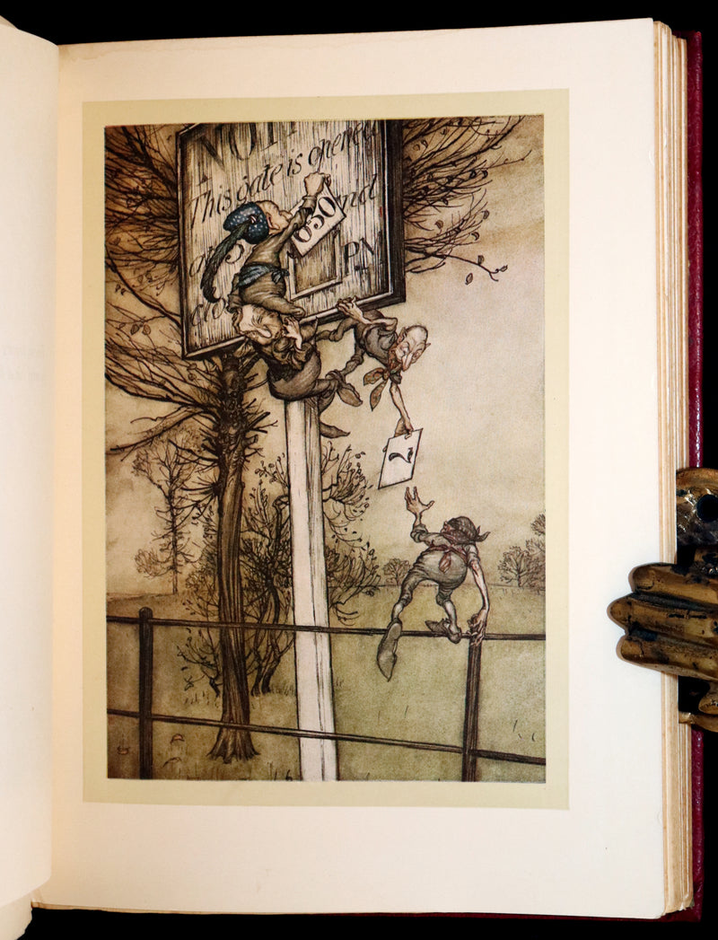 1910 First Deluxe Edition - Peter Pan in Kensington Gardens by Arthur Rackham