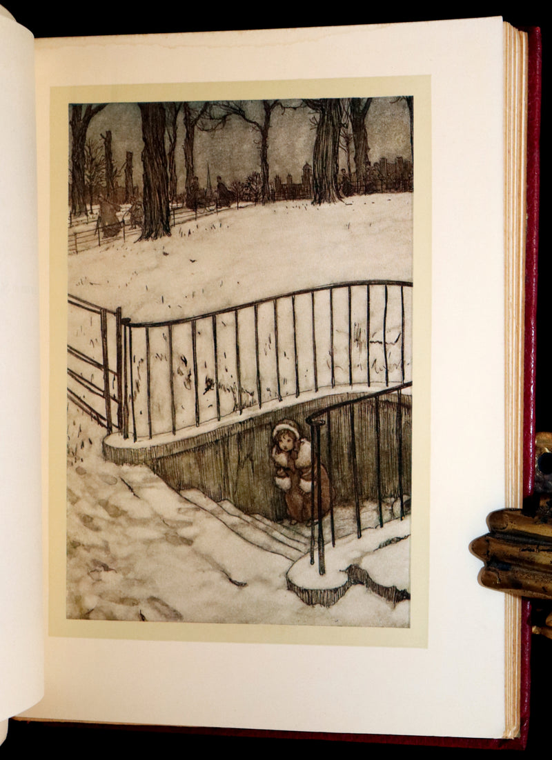 1910 First Deluxe Edition - Peter Pan in Kensington Gardens by Arthur Rackham