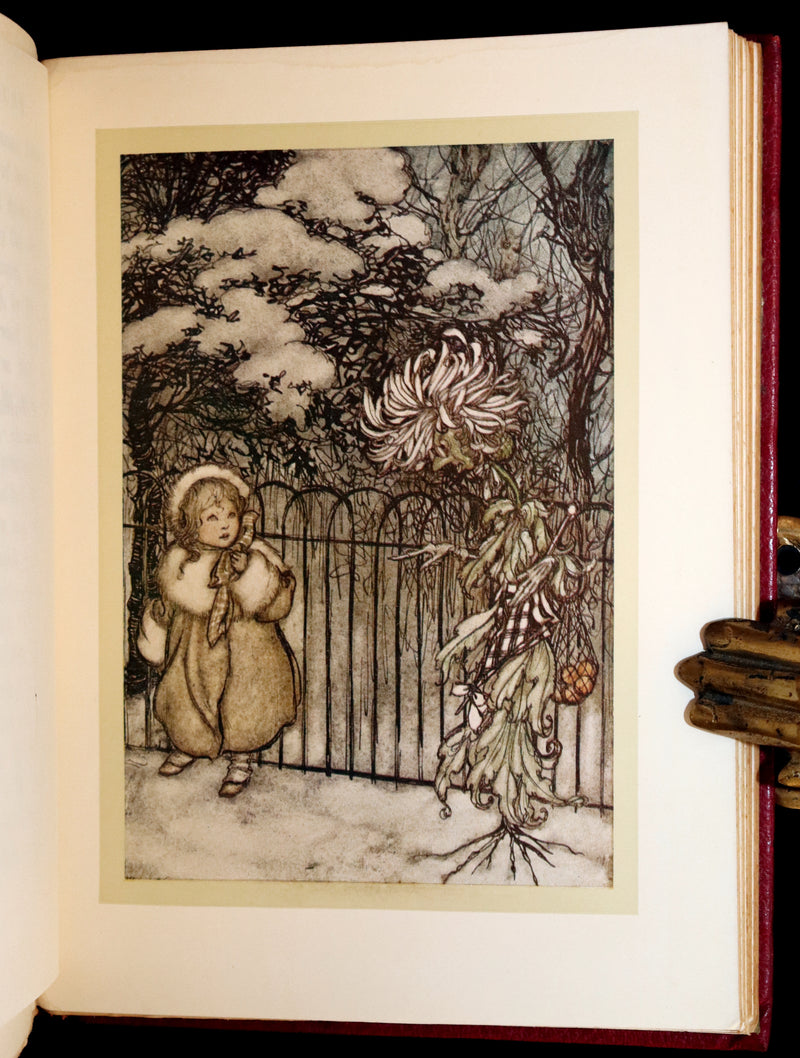 1910 First Deluxe Edition - Peter Pan in Kensington Gardens by Arthur Rackham