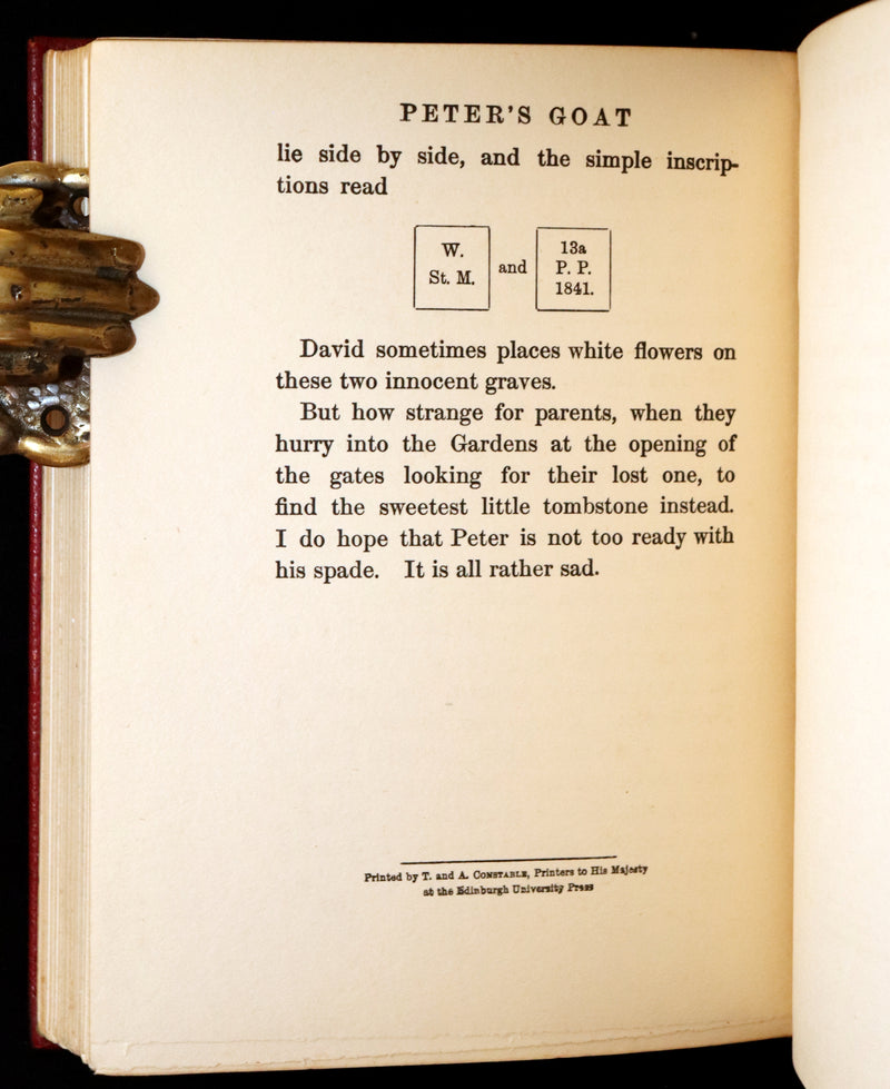 1910 First Deluxe Edition - Peter Pan in Kensington Gardens by Arthur Rackham