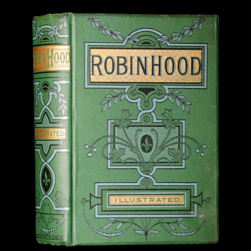 1884 Scarce Edition - Robin Hood by Ritson and Illustrated by Gordon Browne