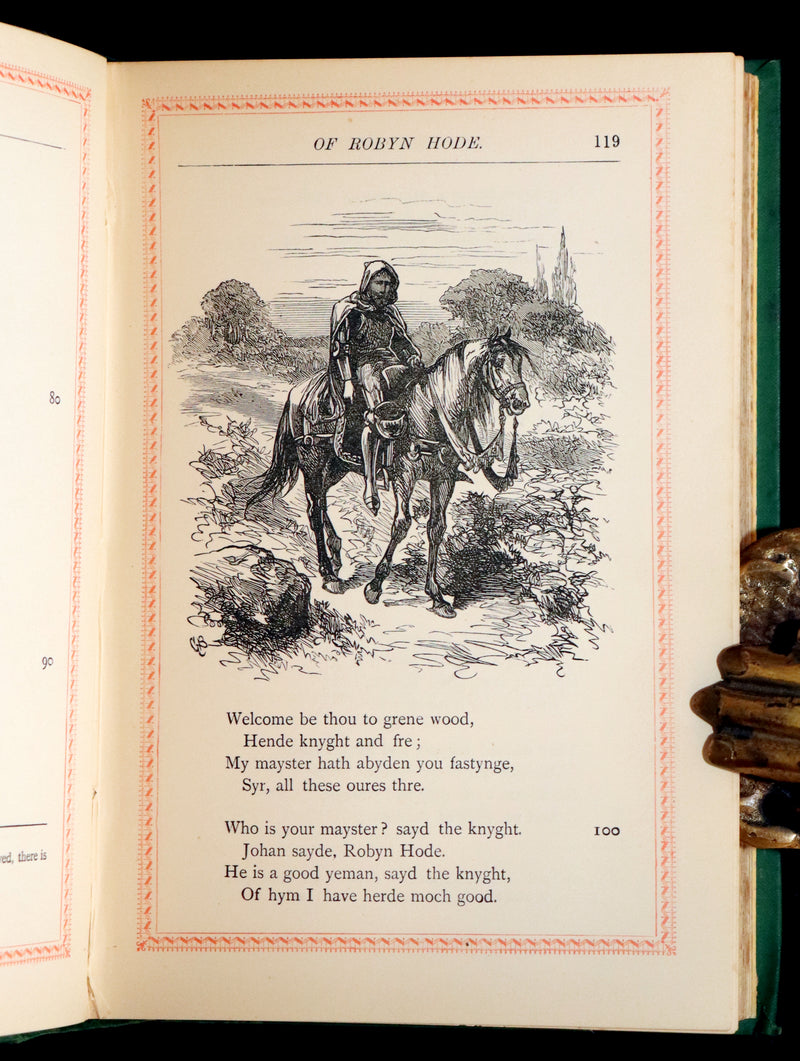 1884 Scarce Edition - Robin Hood by Ritson and Illustrated by Gordon Browne