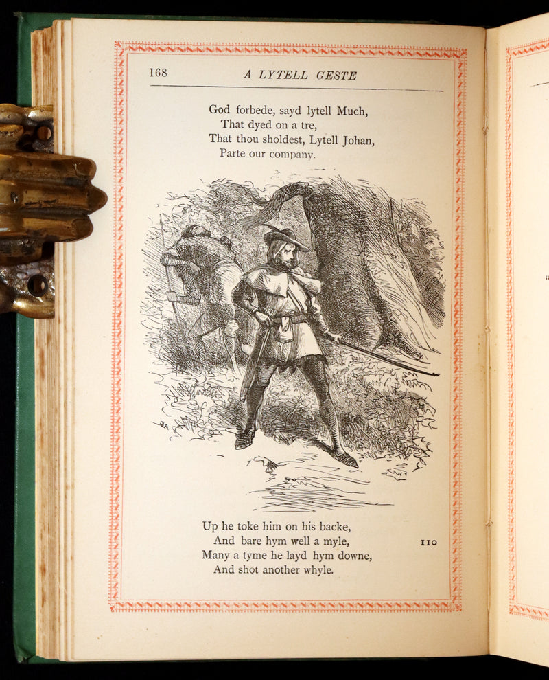 1884 Scarce Edition - Robin Hood by Ritson and Illustrated by Gordon Browne