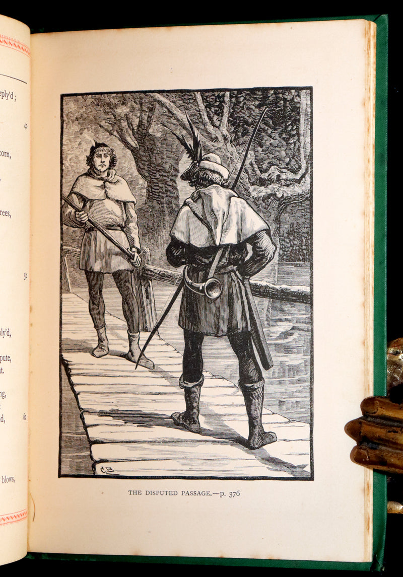 1884 Scarce Edition - Robin Hood by Ritson and Illustrated by Gordon Browne