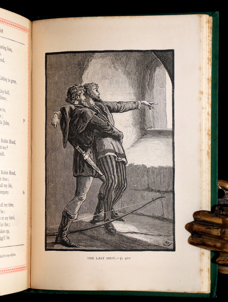1884 Scarce Edition - Robin Hood by Ritson and Illustrated by Gordon Browne