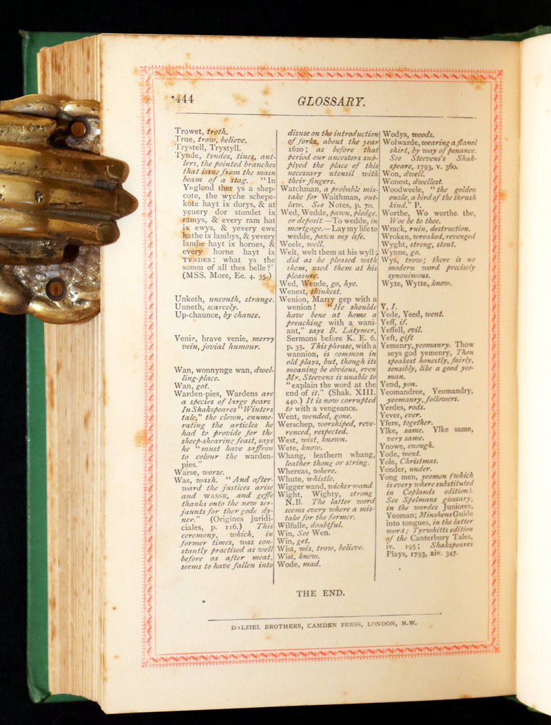 1884 Scarce Edition - Robin Hood by Ritson and Illustrated by Gordon Browne