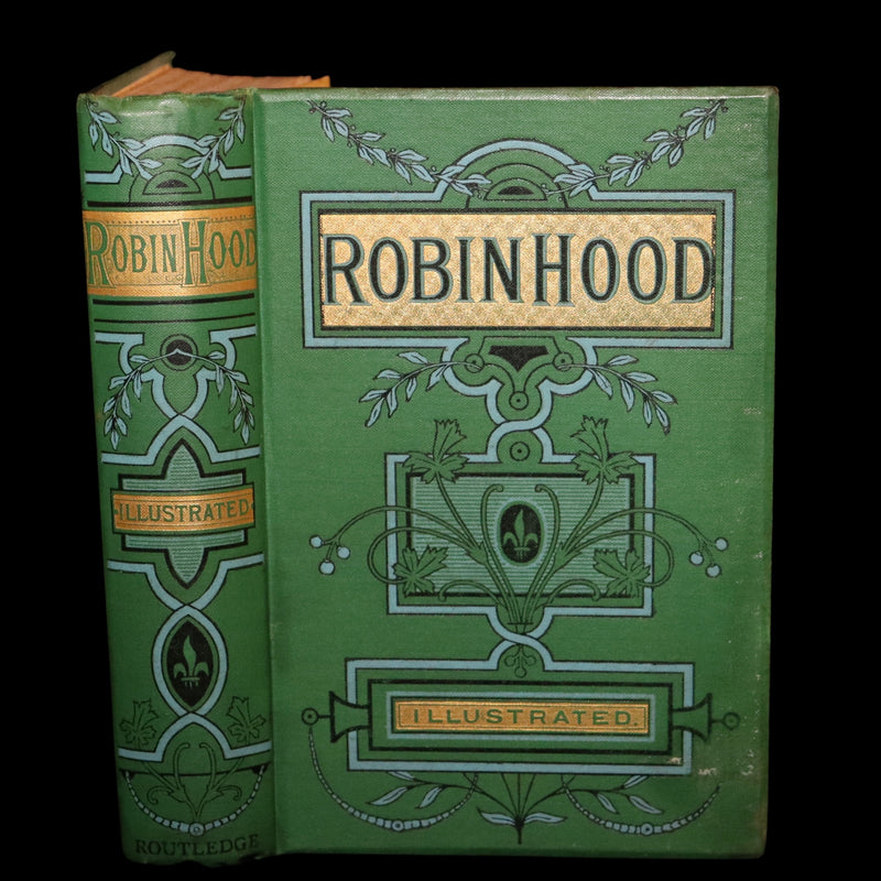 1884 Scarce Edition - Robin Hood by Ritson and Illustrated by Gordon Browne