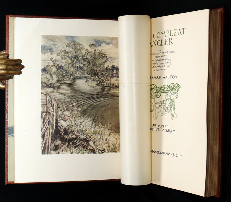 1931 Rare First Edition - The Compleat Angler illustrated by Arthur RACKHAM