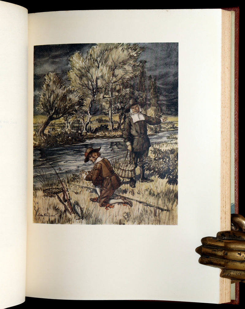 1931 Rare First Edition - The Compleat Angler illustrated by Arthur RACKHAM