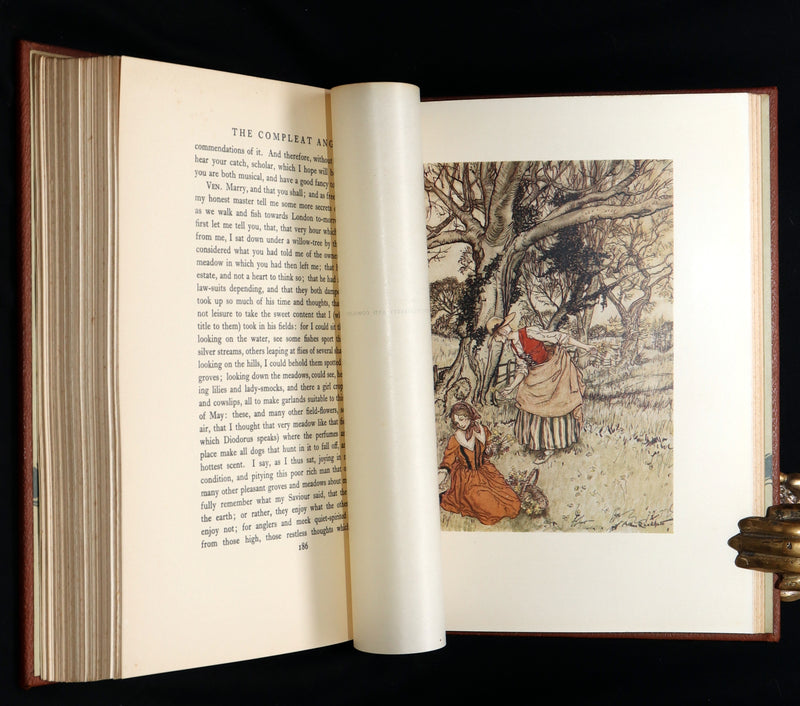 1931 Rare First Edition - The Compleat Angler illustrated by Arthur RACKHAM