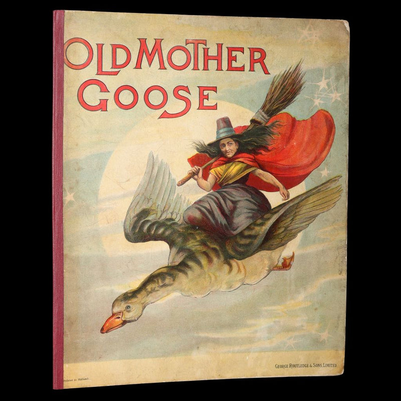 1900 Scarce Routledge and Sons Edition - Old Mother Goose, color illustrated