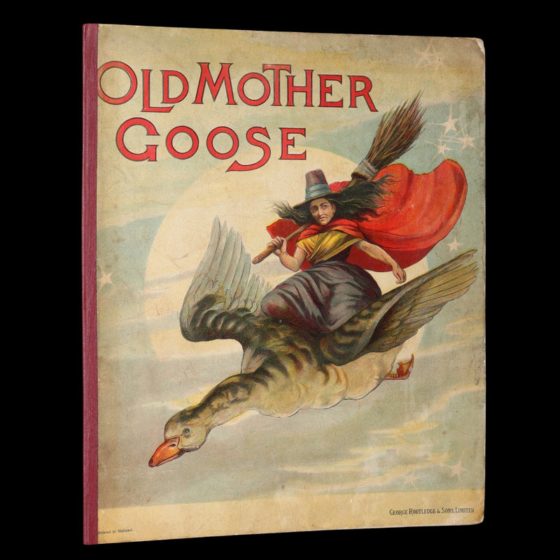 1900 Scarce Routledge and Sons Edition - Old Mother Goose, color illustrated