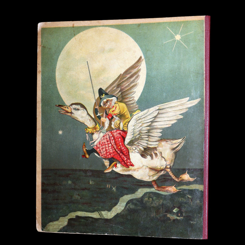 1900 Scarce Routledge and Sons Edition - Old Mother Goose, color illustrated