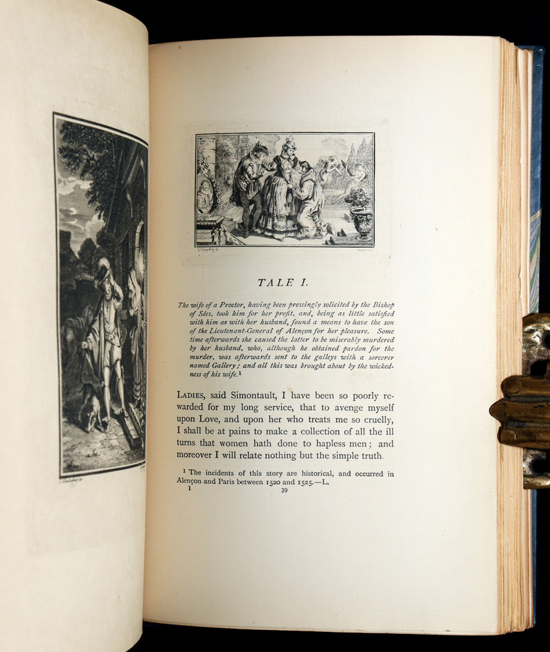 1894 Rare Book set - The Heptameron of the Tales of Margaret, Queen of Navarre