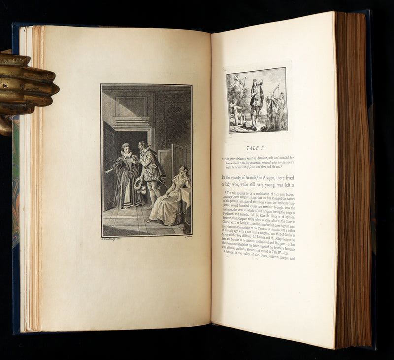 1894 Rare Book set - The Heptameron of the Tales of Margaret, Queen of Navarre