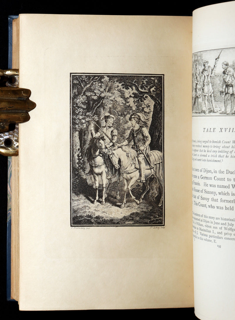 1894 Rare Book set - The Heptameron of the Tales of Margaret, Queen of Navarre