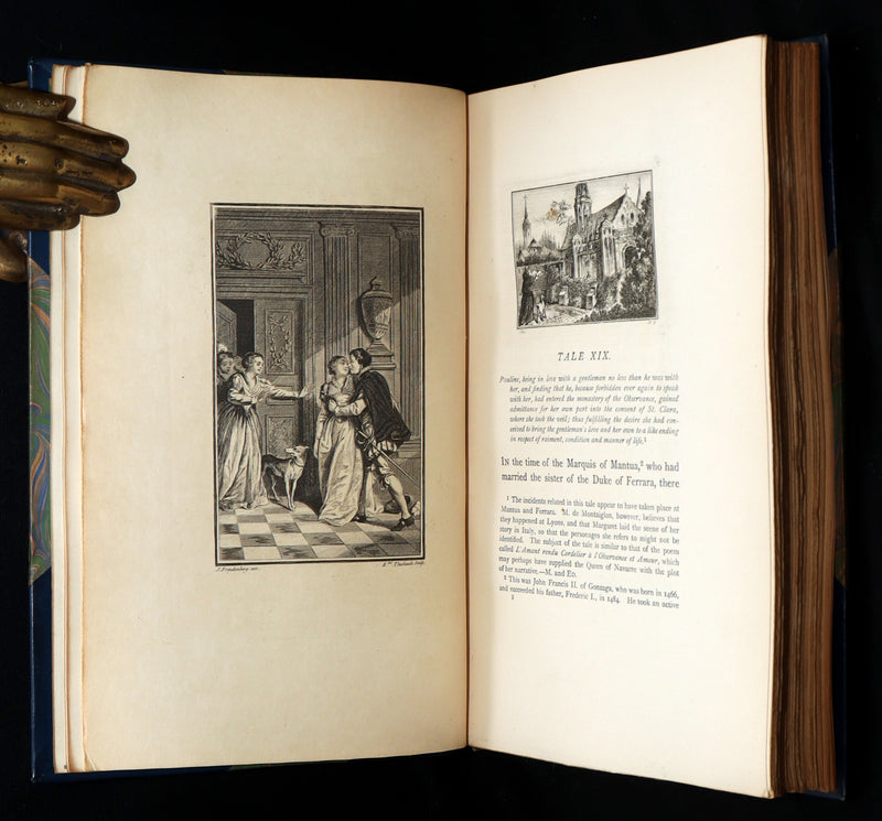 1894 Rare Book set - The Heptameron of the Tales of Margaret, Queen of Navarre