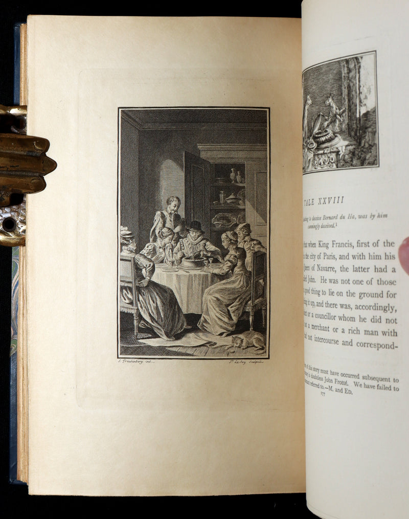 1894 Rare Book set - The Heptameron of the Tales of Margaret, Queen of Navarre