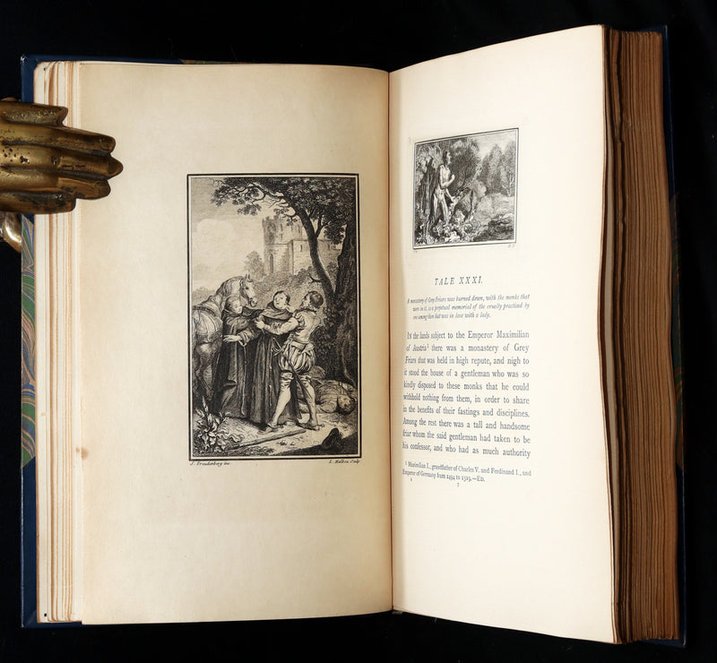 1894 Rare Book set - The Heptameron of the Tales of Margaret, Queen of Navarre