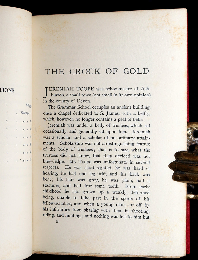 1900 Rare Book - The Crock of Gold, Fairy Tales by S. Baring-Gould