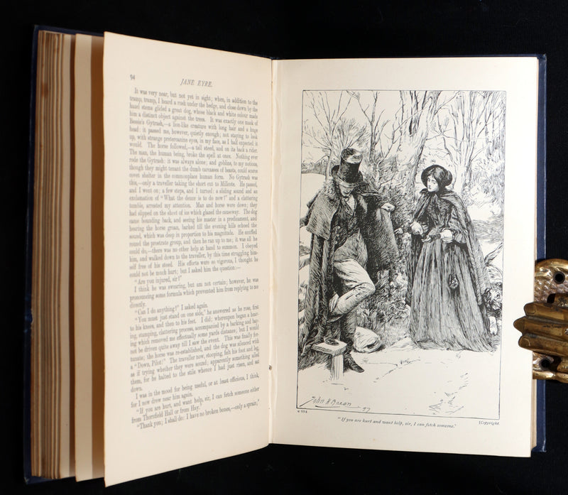 1900 Rare Book - Jane Eyre by Charlotte Brontë, Illustrated by John H. Bacon
