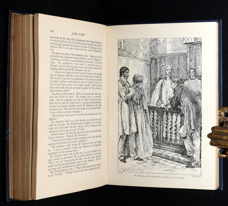 1900 Rare Book - Jane Eyre by Charlotte Brontë, Illustrated by John H. Bacon