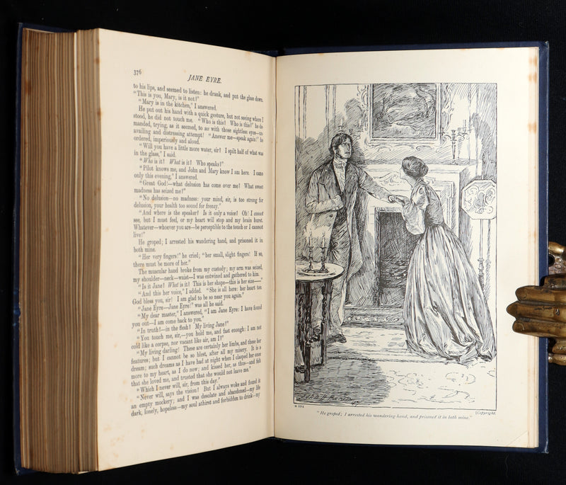 1900 Rare Book - Jane Eyre by Charlotte Brontë, Illustrated by John H. Bacon