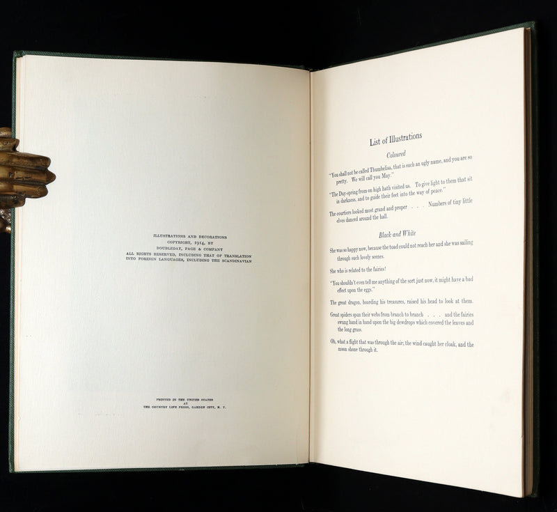 1923 Rare Book - Thumbelisa and Other Stories Illustrated by Dugald S. Walker