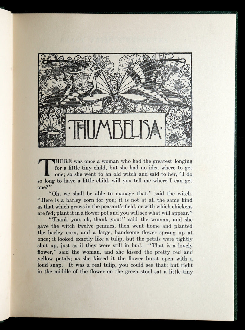 1923 Rare Book - Thumbelisa and Other Stories Illustrated by Dugald S. Walker