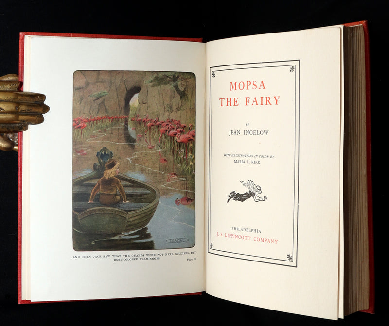 1910 Rare Book - Mopsa the Fairy by Jean Ingelow, Illustrated by Maria L. Kirk