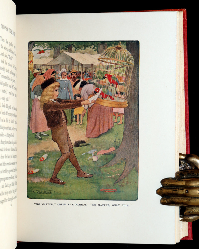 1910 Rare Book - Mopsa the Fairy by Jean Ingelow, Illustrated by Maria L. Kirk