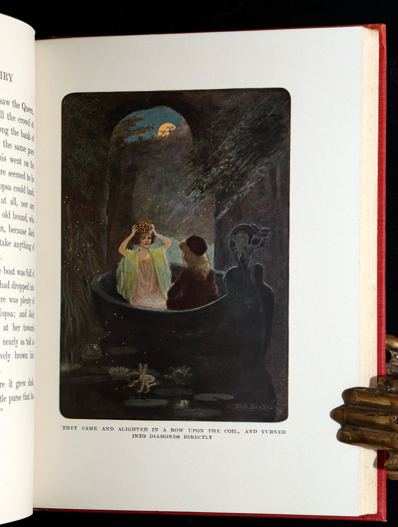 1910 Rare Book - Mopsa the Fairy by Jean Ingelow, Illustrated by Maria L. Kirk