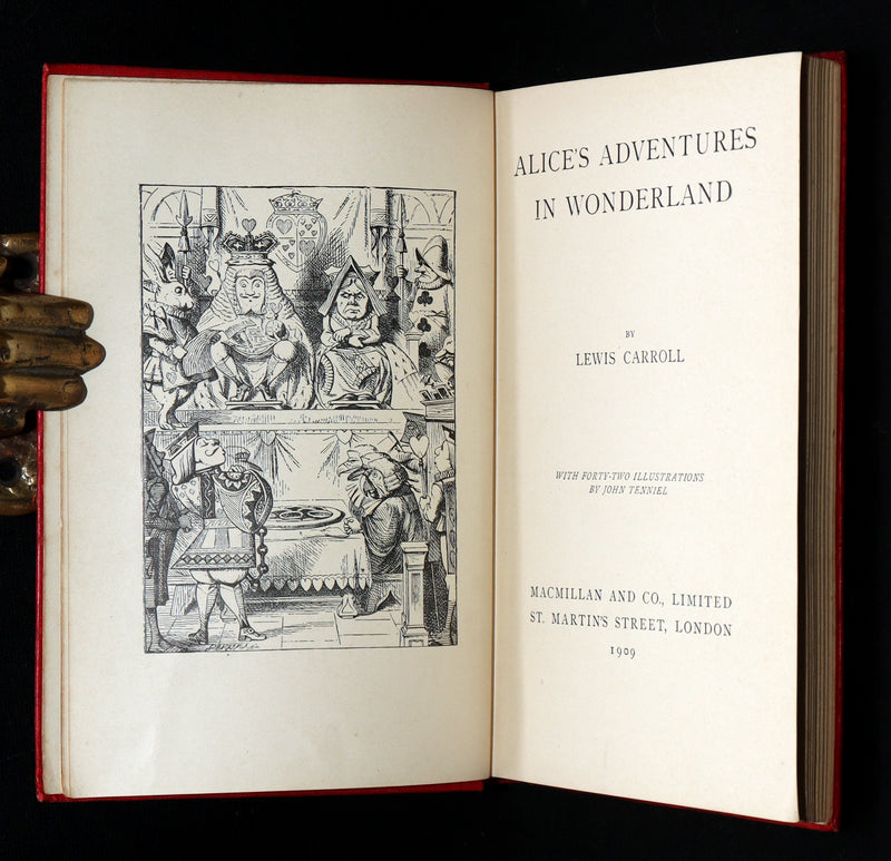 1909 Rare Miniature Edition - Alice's Adventures in Wonderland by Lewis Carroll