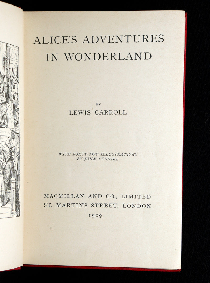1909 Rare Miniature Edition - Alice's Adventures in Wonderland by Lewis Carroll