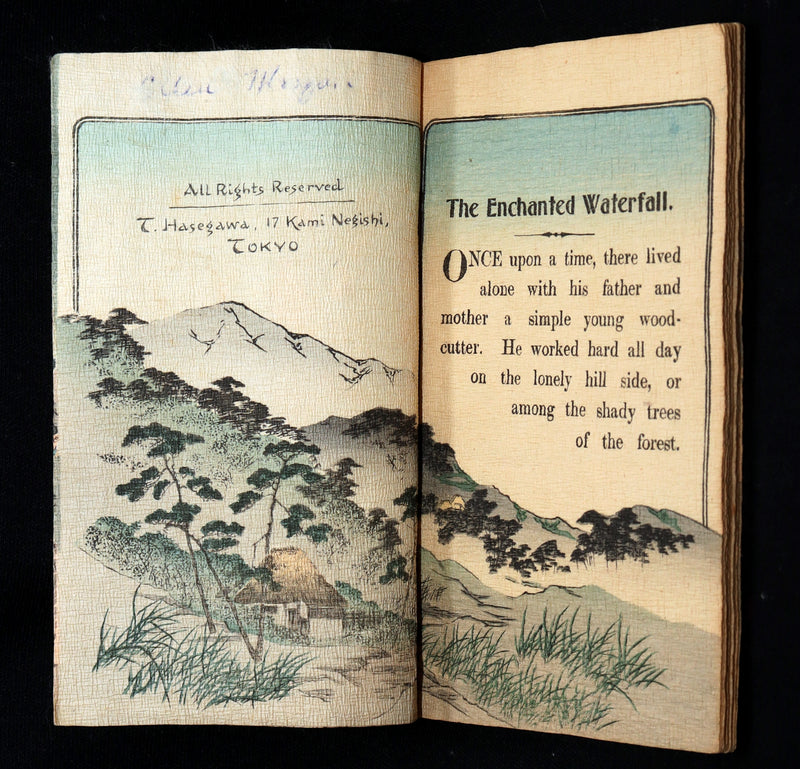 1910 Rare Book - Japanese Fairy Tale Series No. 20, The Enchanted Waterfall